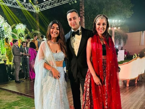 Imran Khan and Lekha Washington with Zayn Khan