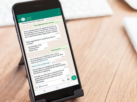 The new service to book driving appointments is available through the RTA’s “Mahboub” Chatbot.