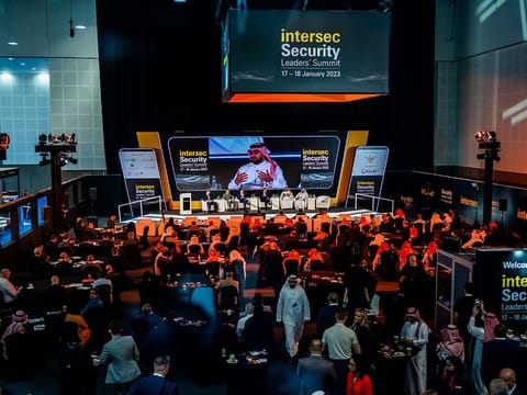 Visitors attend the Intersec Security Leaders Summit in 2023