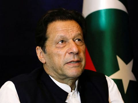 Former Pakistani Prime Minister Imran Khan.