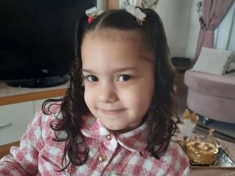 This undated handout photograph obtained courtesy of the family shows six-year-old Palestinian girl Hind Rajab posing for a picture. Rajab had been in a car with family members on January 29 as they attempted to flee from approaching Israeli forces in the Tel Al Hawa area of Gaza City, but they ended up in the paths of Israeli tanks and were fired on. A Red Crescent ambulance crew that was deployed to rescue them has not been seen since.