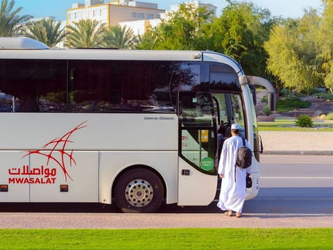 The service operates via Shinas, offering a convenient connection between the two cities.
