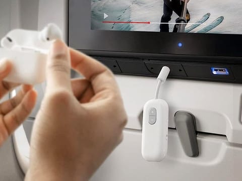 Select adapters can send and receive Bluetooth signals, enabling a connection between non-Bluetooth audio sources and wireless headphones, too.