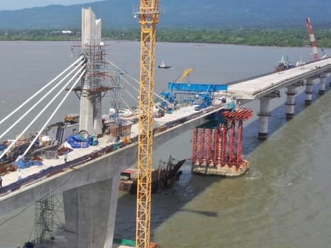 The 6.4-billion-peso Panguil Bay Bridge in Mindanao will soon be the longest water-spanning bridge on the resource-rich island in southern Philippines.