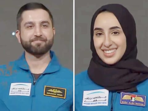 Mohammad Al Mulla and Nora Al Matrooshi.
