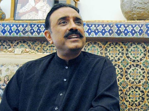 A file photo of Asif Ali Zardari.