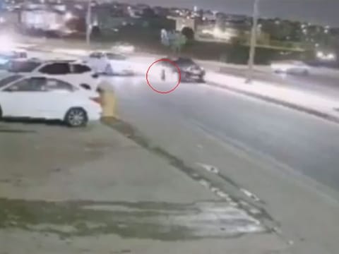 Screengrab from a video shared on social media