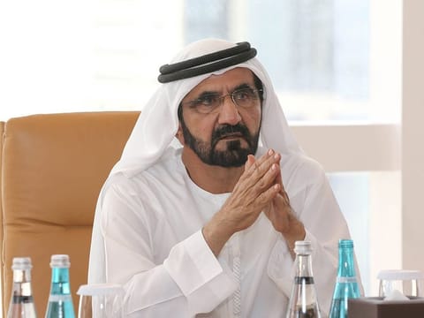 Archive image of His Highness Sheikh Mohammed bin Rashid Al Maktoum, Vice President and Prime Minister of the UAE and Ruler of Dubai