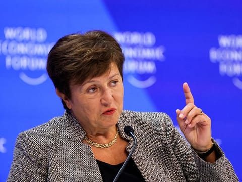 International Monetary Fund (IMF) Managing Director Kristalina Georgieva attends the 54th annual meeting of the World Economic Forum, in Davos, Switzerland, January 17, 2024.