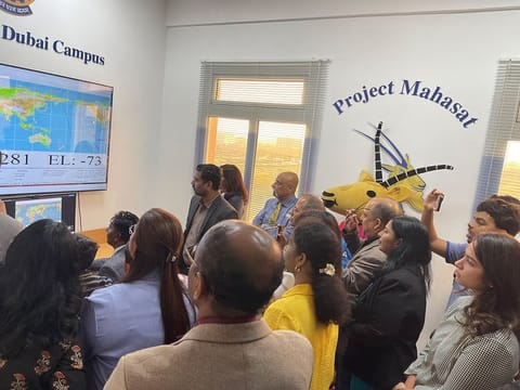 Briefing on the first batch of data received by the new ground station at BPDC