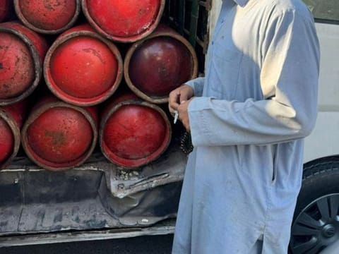 The vehicle was caught in a region of the emirate recently