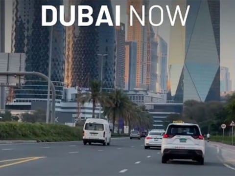 RTA advised motorists to avoid unnecessary trips as they can still expect delays on some roads due to water logging and other issues. A screen grab of Al Mustaqbal Road video.
