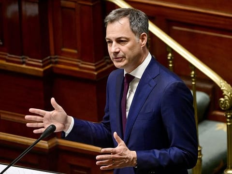 Belgian Prime Minister Alexander De Croo