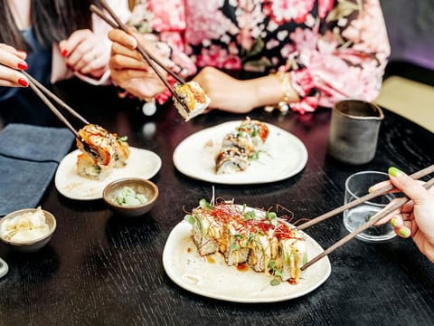Japanese food as we know it today, globally, was originally formed during the 17th century in Edo - now known as the city of Tokyo. During this time known as the samurai age (1603-1868 CE), the food market grew from the farms to the streets. (Source: Google Arts and Culture)