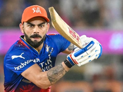 Royal Challengers Bengaluru's Virat Kohli plays a shot during the IPL Season 17. The talisman, who finished as the highest run-scorer in the last season, will be hoping to grab the title in 2025.