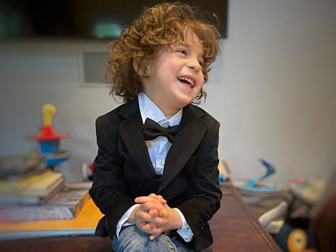 Max Alexander, the eight-year-old fashion designer