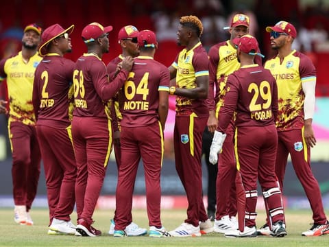All-rounder Roston Chase’s unbeaten 42 off 27 balls helped West Indies chase the target with an over to spare.