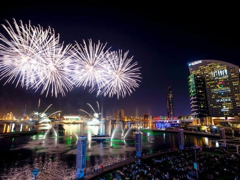 Dubai residents and visitors can catch the fireworks today and tomorrow at 9pm at RIVERLAND Dubai.