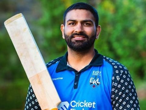 Sahil Chauhan finished on 144 not out off 41 balls as Estonia chased down 191 in 13 overs for the loss of four wickets.