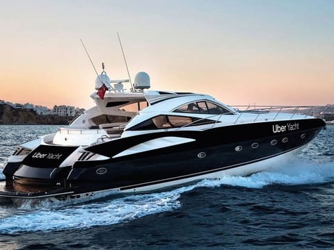 The service allows holidaymakers to pre-book a private yacht for the day directly via the Uber app.