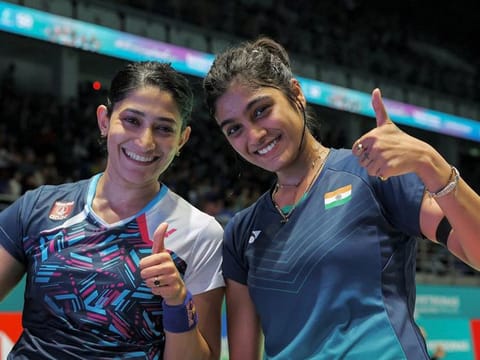 Tanisha Crasto (right) found an able partner in experienced Ashwini Ponnappa and the duo have found immediate success.
