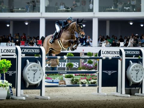 Omar Al Marzooqi clinched the CSI four-star 1.55-metre Grand Prix title at the Montfalco Championship in Italy in May.