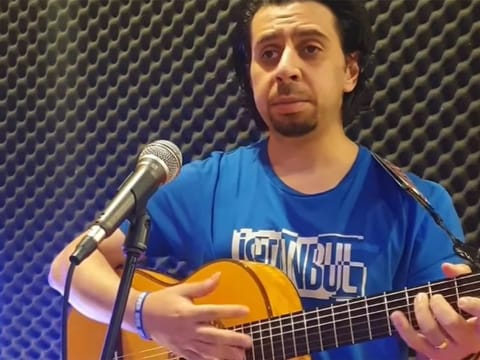 Kuwaiti singer Faisal Al Kharji's lyrics, “The third fingerprint is what we don’t want/Please cancel it, we won’t catch up with it,” reflect his criticism of the policy.