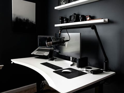 A few well-chosen PC accessories, like monitor arms and headphone stands, can help organise your space, clear clutter and maximise efficiency.