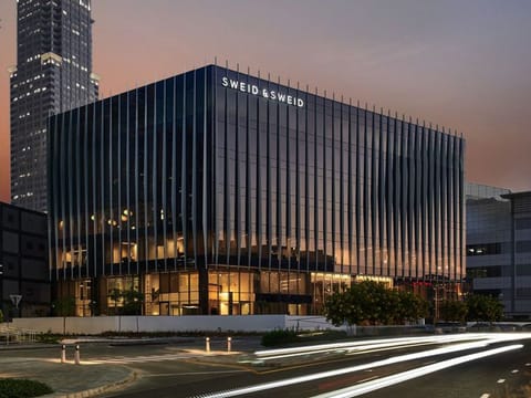 The 6 Falak office building in Dubai Internet City, which has now been bought by Aldar.