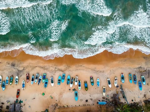 Arugam Bay in Sri Lanka. About 1.19 million tourists came to the island in the first seven months of this year, up 56 per cent from the same period in 2023.
