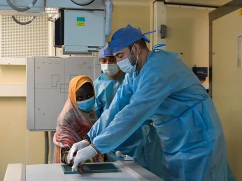 Emirates Red Crescent's field hospital in Chad
