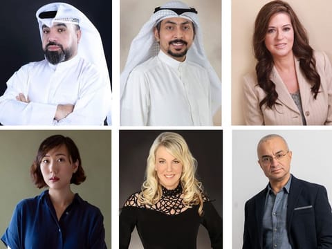 Clockwise from top left: Mohammed Al Nasser, Saad Abded Al Fahad, Isabella Madonado, Yehia Safwat, K J Howe and Steph Cha