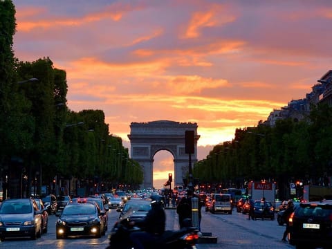 The car-sharing lane was used during the 2024 Olympic Games in Paris.