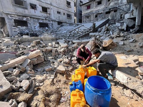 Devastation in Beit Lahia in northern Gaza