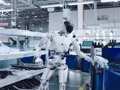 Future-ready: A screengrab shows XPeng’s "Iron" humanoid robot doing factory work. Its potential for broader tasks set a new benchmark an added layer in China’s tech-forward electric vehicle landscape.