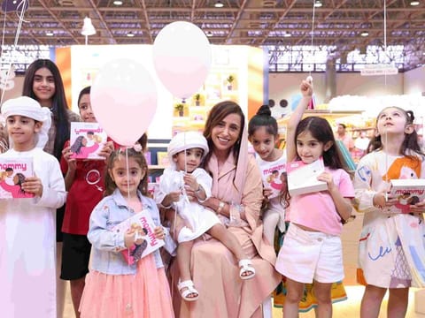 Sheikha Bodour bint Sultan Al Qasim during launching of her book Mommy at the Sharjah International Book Fair.