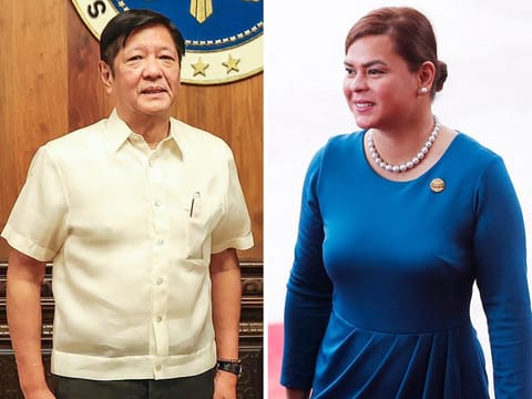 Philippine President Ferdinand Marcos and Vice President Sara Duterte.