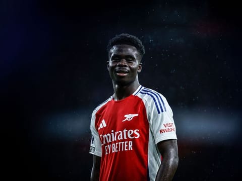 Bukayo Saka returned to action on Saturday after recovering from injury