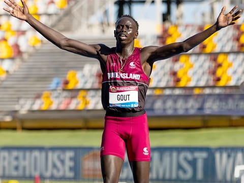 Australian sprint prodigy Gout Gout