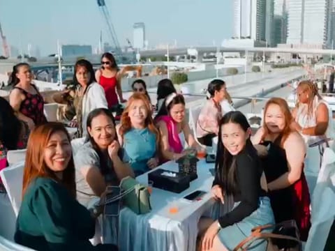 The nannies, domestic helpers and caregivers setting sail