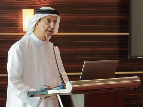 Dr Hussain Al Rand, Assistant Undersecretary of Public Health Sector, Ministry of Health and Prevention, during the launch event of the Practical Guideline for Management of Tobacco Dependence in Dubai