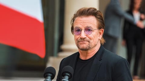 Bono has said he has only learnt to sing ‘recently’. This satisfaction with his older voice stems, he suggested, from having listened to US punk band the Ramones and finding peace