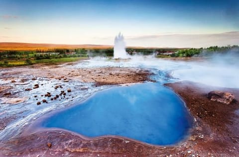 Iceland is famed for its geothermal activity, which creates spectacular geysers.