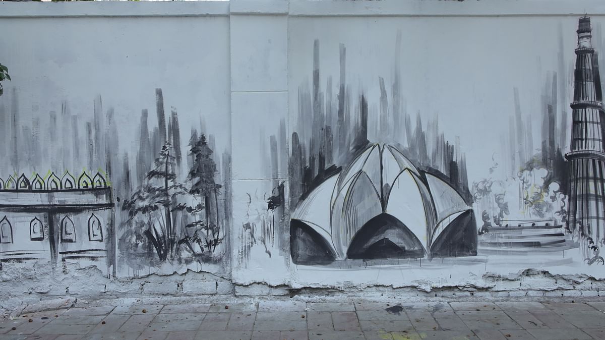 Campaign in pictures: Uber's street art with 'fuel emission' ink