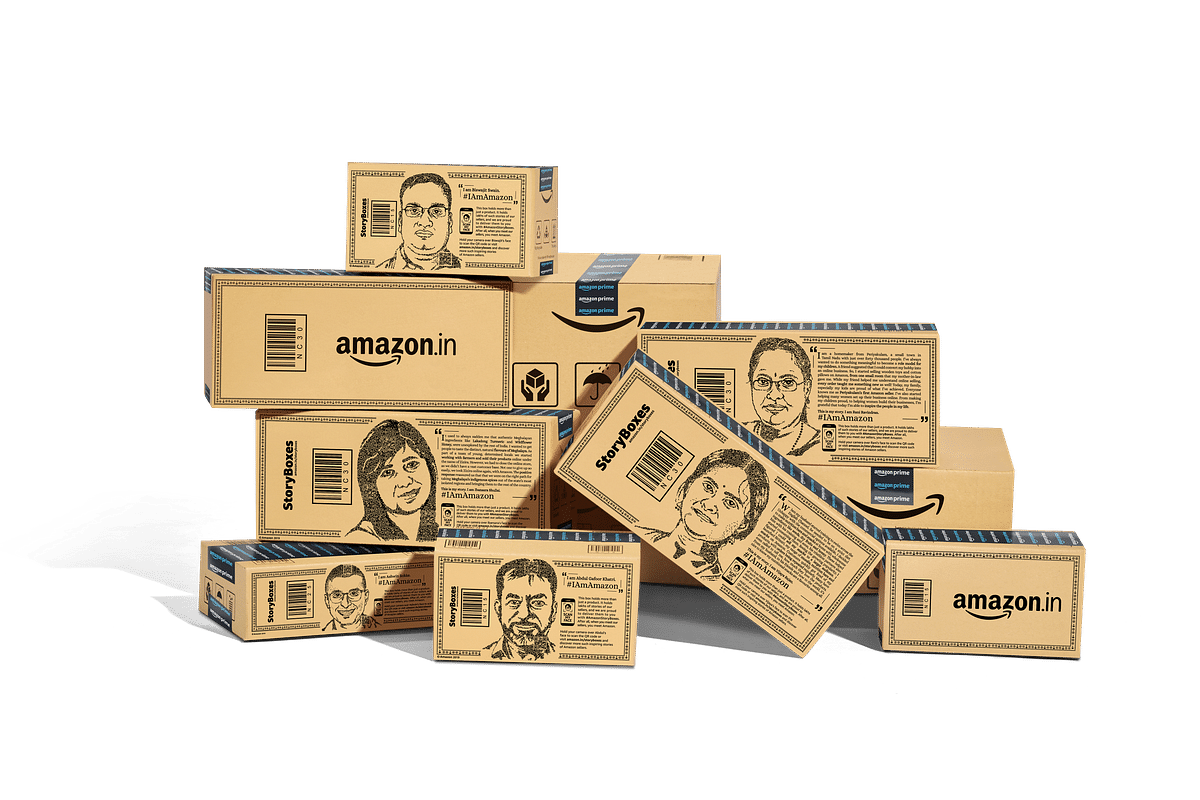 Amazon takes to delivery box storytelling