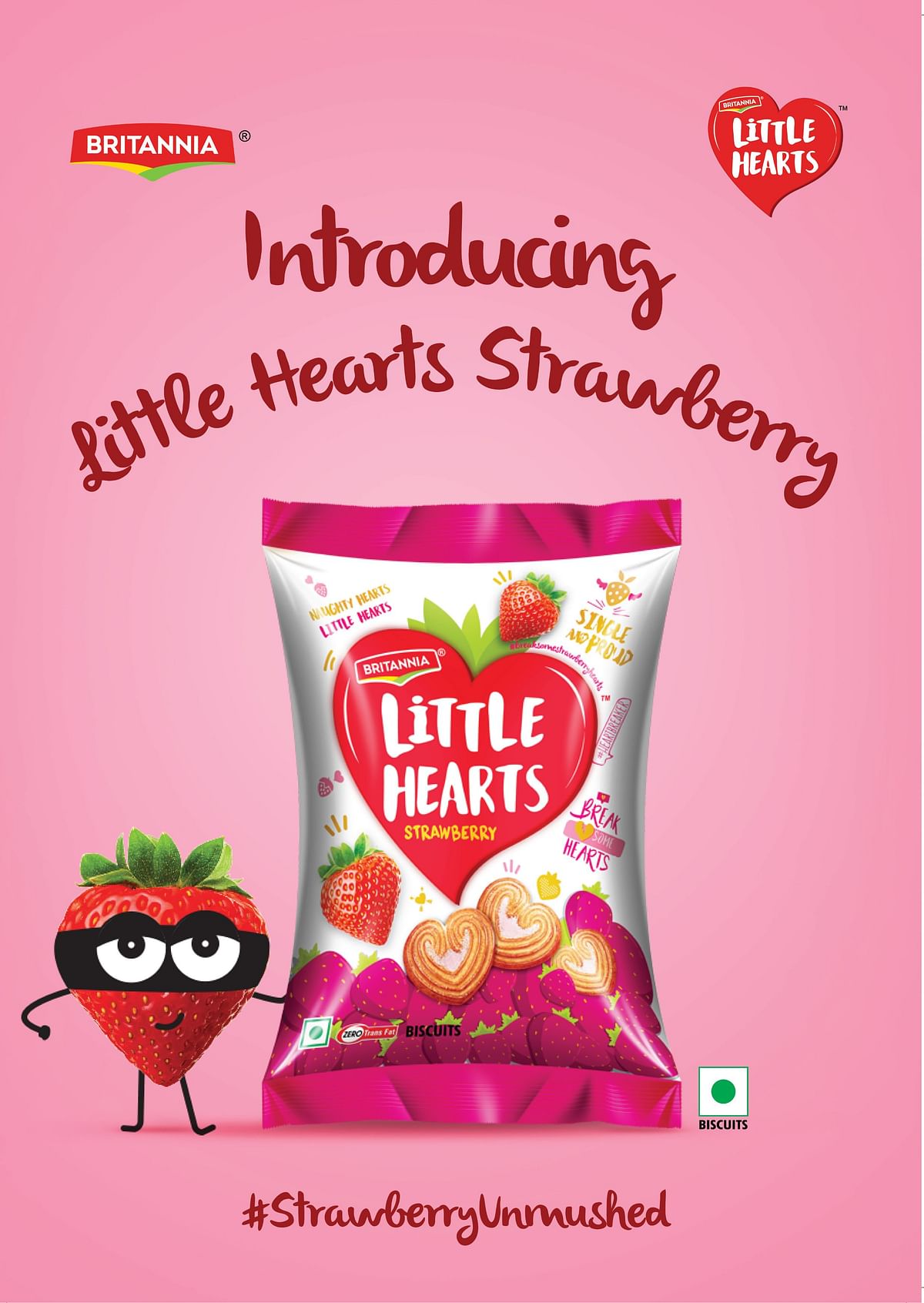Britannia gets 'Ninja' to push Strawberry variant of Little Hearts