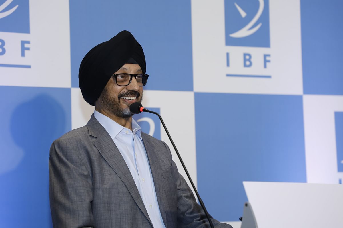 NP Singh, president, IBF