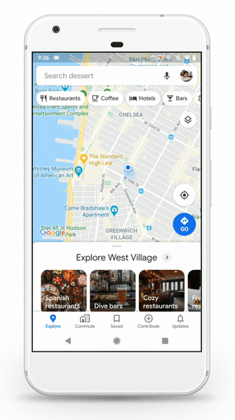 Google Maps' new features
