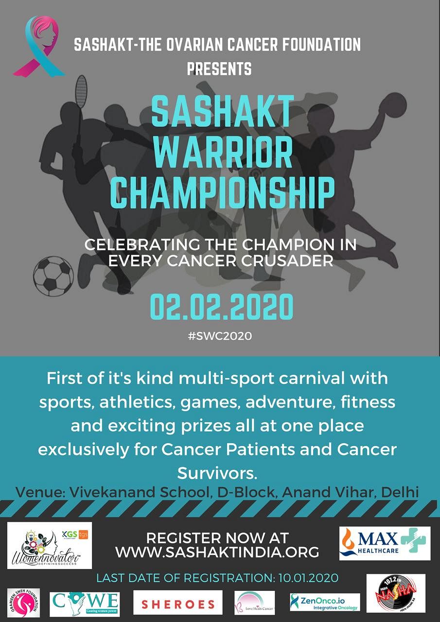 Sashakt - The Ovarian Cancer Foundation organises 'Sashakt Warrior Championship' on The World Cancer Day