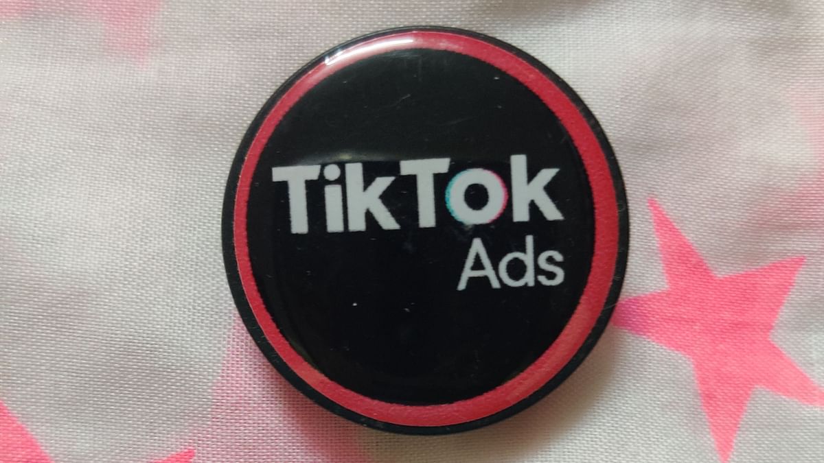 A phone pop socket with TikTok branding